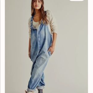 Free People Hunter Denim Overall